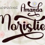 Amanda Moristie Font - Featured Image