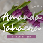 Amanda Sahaera Font - Featured Image