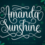 Amanda Sunshine Font - Featured Image