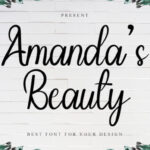Amanda's Beauty Font - Featured Image