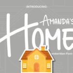 Amanda's Home Font - Featured Image