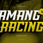 Amang Racing Font - Featured Image