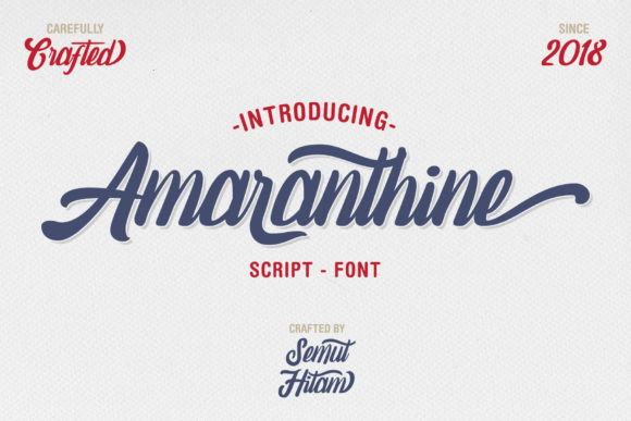 Amaranthine Script Font - Featured Image