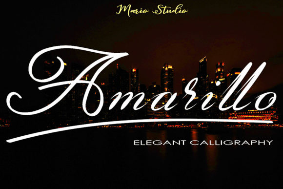 Amarillo Font - Featured Image