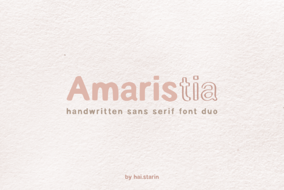 Amaristia Font - Featured Image