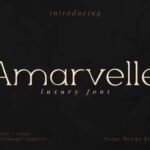 Amarvelle Font - Featured Image