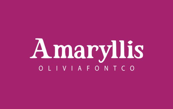 Amaryllis Font - Featured Image