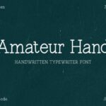 Amateur Hand Font - Featured Image