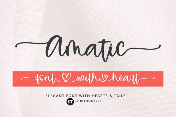 Amatic Font - Featured Image