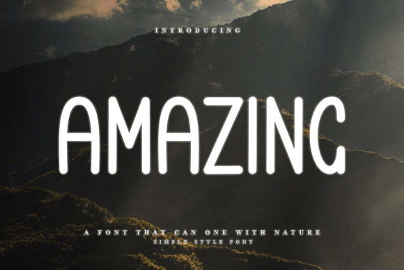 Amazing Font - Featured Image