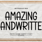 Amazing Handwritten Font - Featured Image