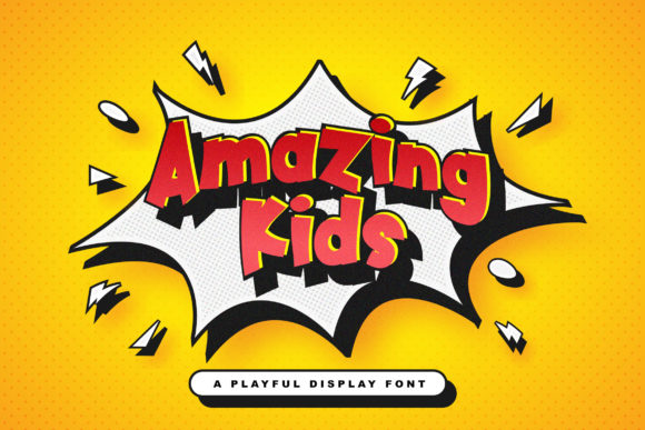 Amazing Kids Font - Featured Image