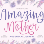 Amazing Mother Font - Featured Image