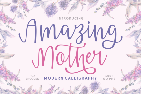 Amazing Mother Font - Featured Image