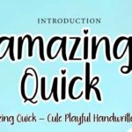 Amazing Quick Font - Featured Image