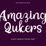 Amazing Qukers Font - Featured Image