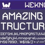 Amazing Structure Font - Featured Image