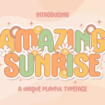 Amazing Sunrise Font - Featured Image