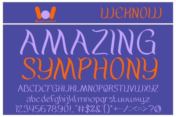 Amazing Symphony Font - Featured Image