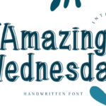 Amazing Wednesday Font - Featured Image