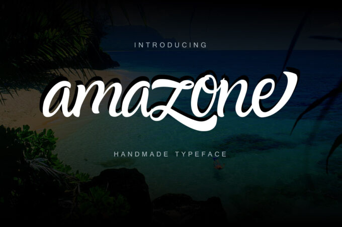 Amazone Script Font - Featured Image