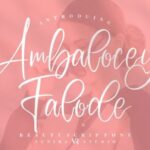 Ambalocey Falode Font - Featured Image