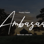 Ambasador Font - Featured Image