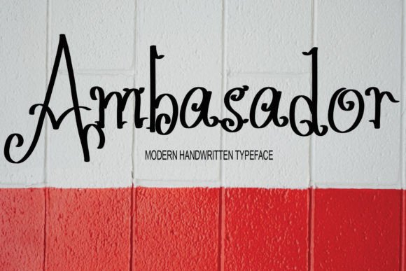 Ambasador Font - Featured Image