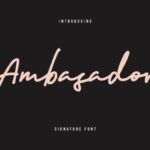 Ambasador Font - Featured Image
