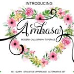 Ambasaj Font - Featured Image