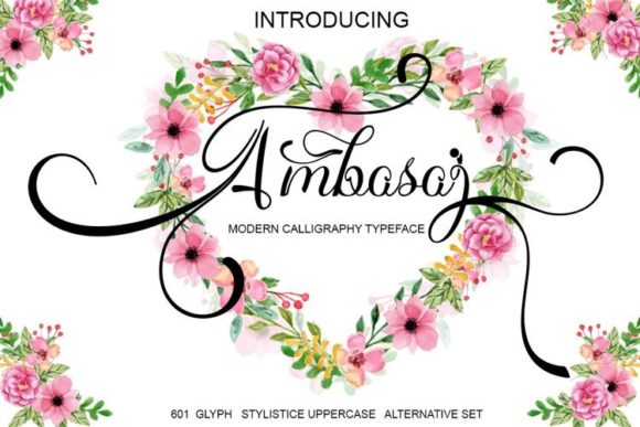 Ambasaj Font - Featured Image