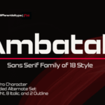 Ambatah Font - Featured Image