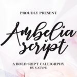 Ambelia Script Font - Featured Image