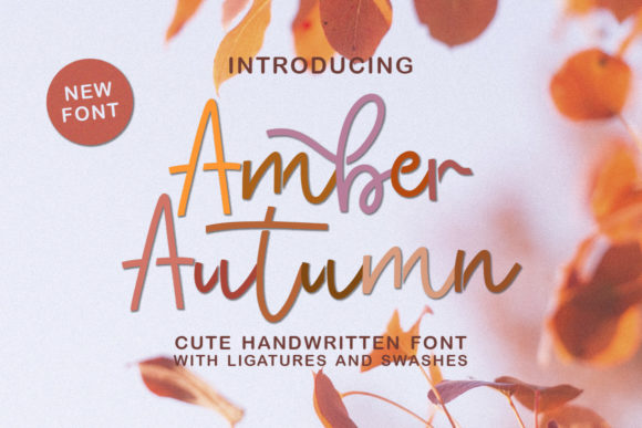 Amber Autumn Font - Featured Image
