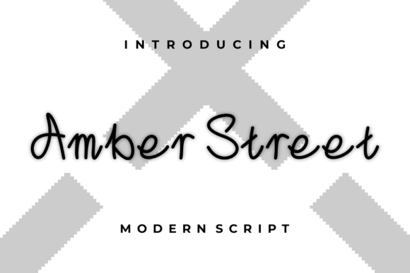 Amber Street Font - Featured Image