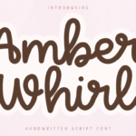 Amber Whirl Font - Featured Image