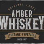 Amber Whiskey Font - Featured Image