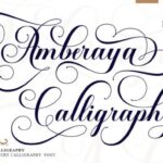 Amberaya Calligraphy Font - Featured Image