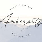 Ambercity Font - Featured Image