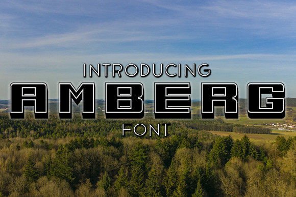 Amberg Font - Featured Image
