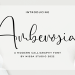 Amberosia Font - Featured Image