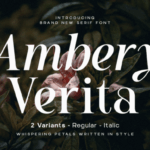 Ambery Verita Font - Featured Image