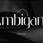 Ambigane Font - Featured Image