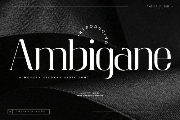 Ambigane Font - Featured Image