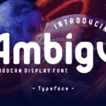 Ambigu Font - Featured Image