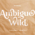Ambigue Wild Font - Featured Image