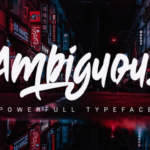 Ambiguous Font - Featured Image