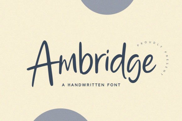 Ambridge Font - Featured Image