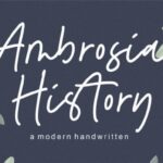 Ambrosia History Font - Featured Image