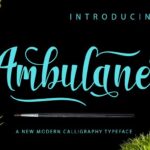 Ambulane Font - Featured Image